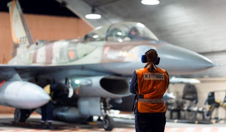 Uno de los aviones con que Israel atacó a Irán. Foto EFE