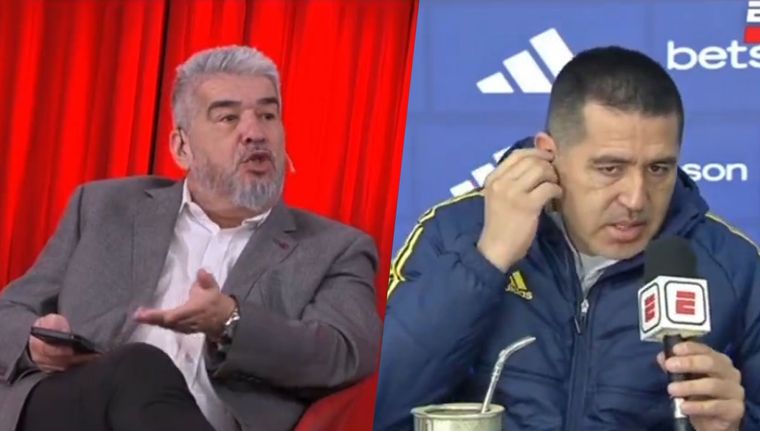 Fucks y Riquelme discutieron en vivo. Foto: Captura