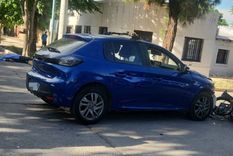 La escena del accidente en el cruce de Alvear y Reconquista, en Godoy Cruz. La escena del accidente en el cruce de Alvear y Reconquista, en Godoy Cruz.