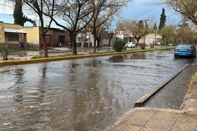 MDZol | tormenta santa rosa mendoza calle inundada inundación 436356