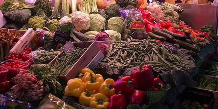 Frutas y verduras.