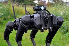 Perro robot, nueva tendencia para seguridad y compañìa Foto: Foto: Efe.