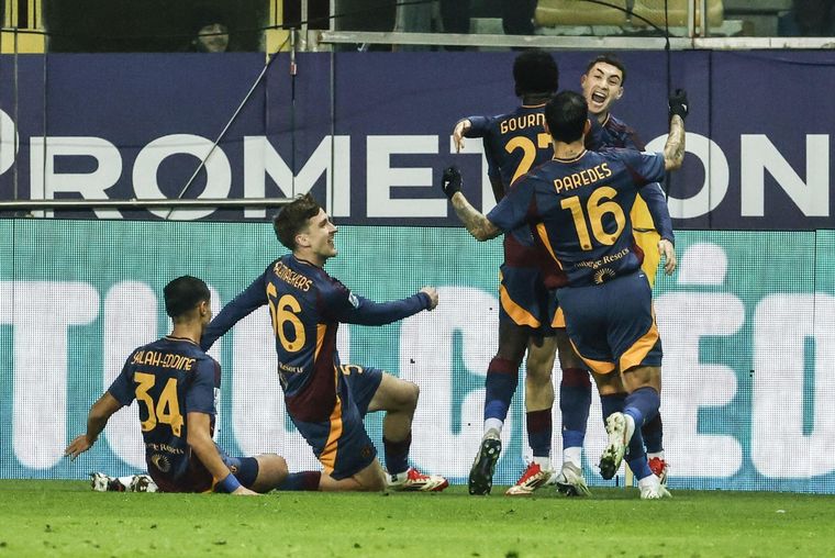 Soulé le dio un triunfo importantísimo a la Roma. Foto: EFE