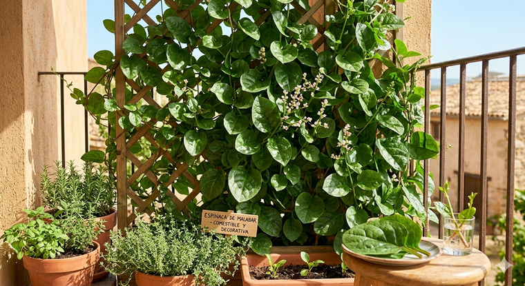 La planta que decora y se come. Fuente: IA Gemini.