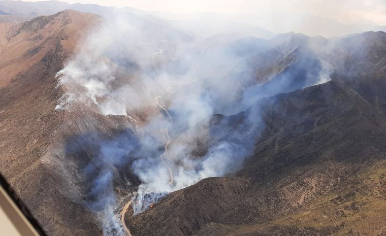 En tiempos de calor, es importante estar atentos ante posibles incendios Foto: Ambiente Mendoza
