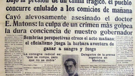 los asesinatos de los radicales pacheco, vasquez y matons en la campana electoral 1941 los asesinatos de los radicales pacheco, vasquez y matons en la campana electoral 1941