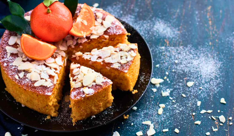 Bizcocho de almendra y naranja: perfecto para compartir Foto: Shutterstock