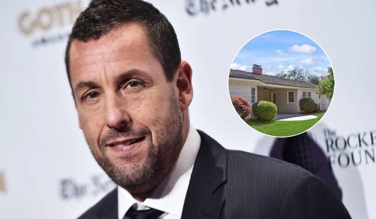 Un tour por el interior de la casa de Adam Sandler en Pacific Palisades.