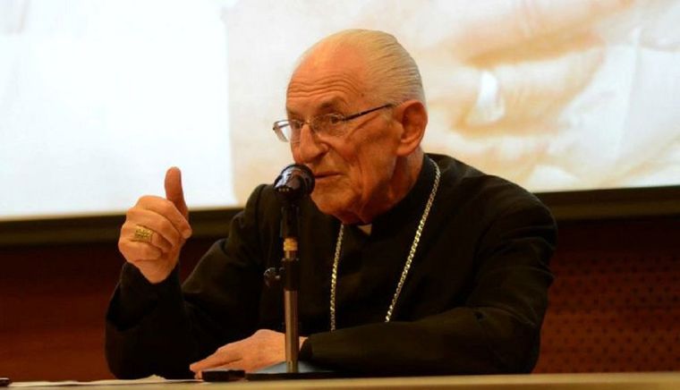 El cardenal Estanislao Karlic fue intervenido luego de sufrir un infarto a sus 99 años Foto: Arzobispado de Paraná