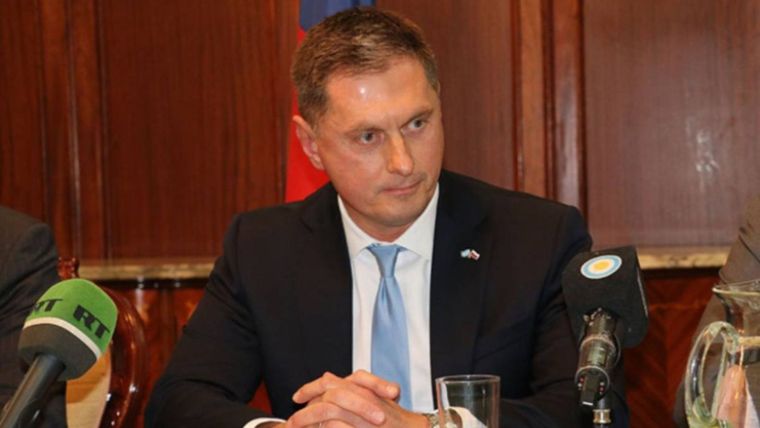 Dmitry Feoktistov, embajador de Rusia en Buenos Aires Dmitry Feoktistov, embajador de Rusia en Buenos Aires