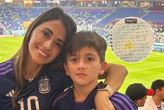 Thiago Messi describió en una carta el sentimiento de todos los argentinos y una conocida letra. Thiago Messi describió en una carta el sentimiento de todos los argentinos y una conocida letra.