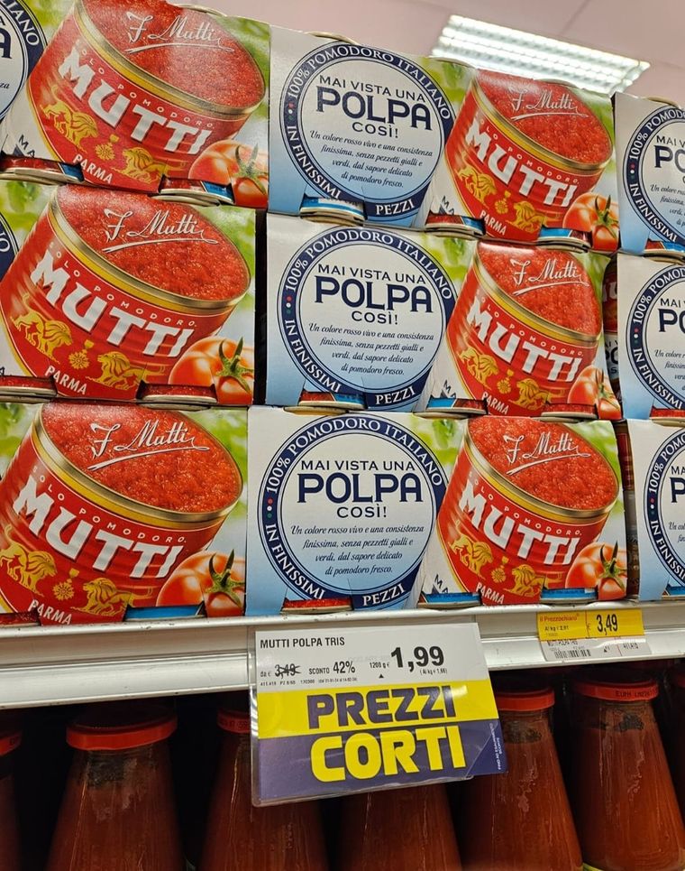 Los precios son más convenientes en Italia que en Argentina
