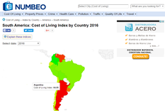 argentina, con el costo de vida mas alto de latinoamerica