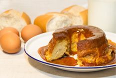 Budín de pan con banana Una receta simple y deliciosa Foto: Shutterstock