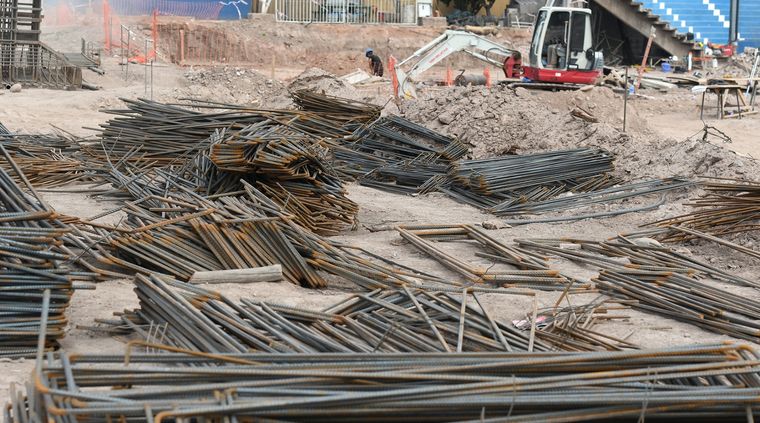 La construcción volvió a mostrarse en baja Foto: ALF PONCE MERCADO / MDZ