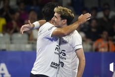 Franco Stupaczuk y Pablo Lima fueron los primeros semifinalistas del Open de Málaga, organizado por el World Padel Tour. Foto: Twitter (@WorldPadelTour)