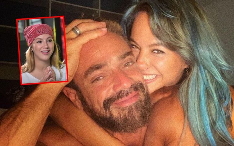 Enamorada Flor está muy entusiasmada con el actor.