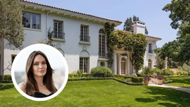 Este es el frente de la lujosa casa de Los Ángeles que compró Angelina Jolie. Foto: Hilton & Hyland