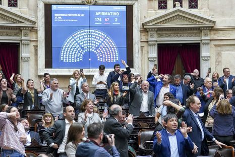 por una aplastante mayoria, diputados rechazo los vetos al hospital garrahan y al financiamiento universitario por una aplastante mayoria, diputados rechazo los vetos al hospital garrahan y al financiamiento universitario