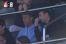 Scaloni estuvo presente viendo el Mallorca-Betis por la Liga de España. Foto: ESPN Scaloni estuvo presente viendo el Mallorca-Betis por la Liga de España. Foto: ESPN