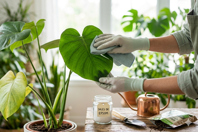 MDZol | Planta, limpiar hojas