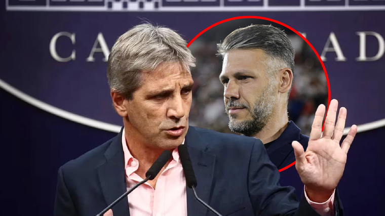 Caputo le pidió disculpas a Demichelis. Foto: Archivo