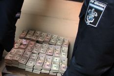 La valija de dinero que ingresó en 2007 en el vuelo de Pdvsa. Foto: Noticias Argentinas