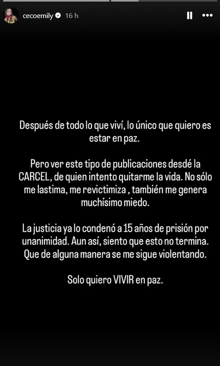 El escrito de Emily. El escrito de Emily.