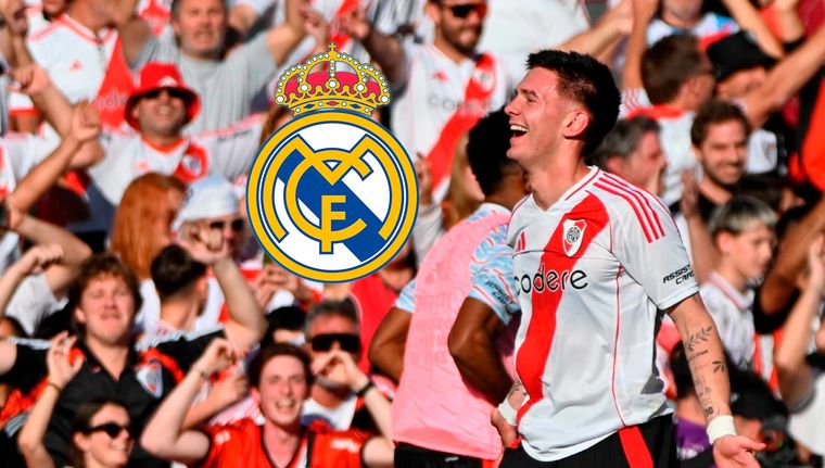 Franco Mastantuono fue vendido al Real Madrid, pero River no está conforme con los métodos de pago.