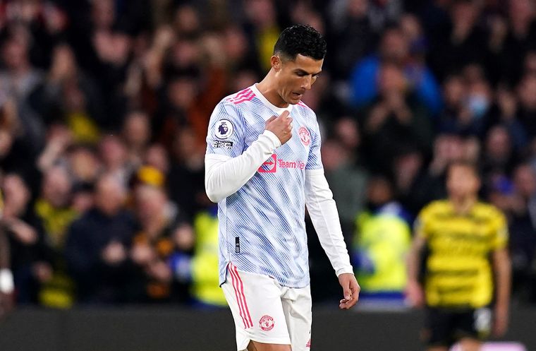 La cara del portugués lo dice todo Foto: DPA