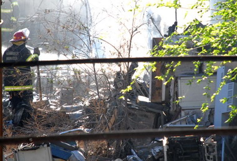 Este es el depósito del comercio donde se originó el incendio. Foto: Pachy Reynoso/ MDZ
