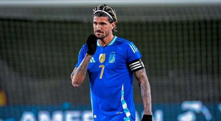 De Paul y la similitud con un corte de David Beckham. Foto: @rodridepaul
