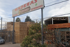 La maderera robada este martes.&nbsp;