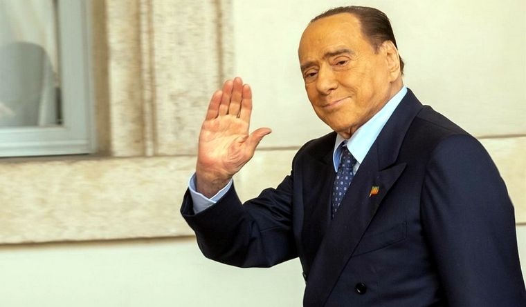 Silvio Berlusconi Berlusconi, otra vez internado en Milán. Foto: Dpa.
