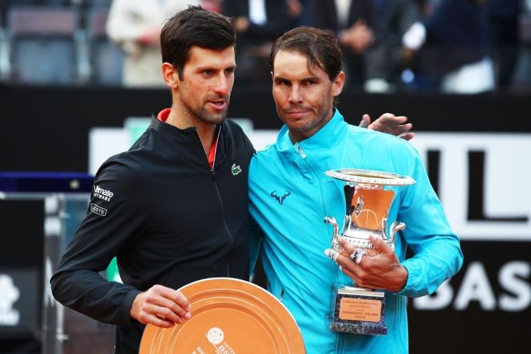 Nadal y Djokovic, cara a cara Foto: Archivo
