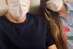 Carlos Lampe y Mariela Flores, su esposa.