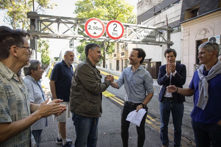La reapertura del puente de Ciudad de la Paz es clave para la movilidad de la zona. Foto: Buenos Aires Ciudad