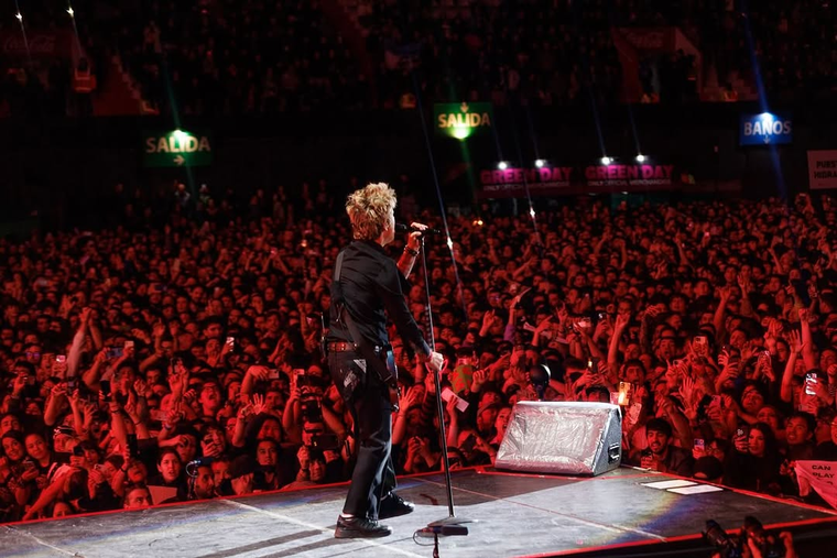 Green Day en Buenos Aires. Créditos: Instagram / greenday Green Day en Buenos Aires. Créditos: Instagram / greenday