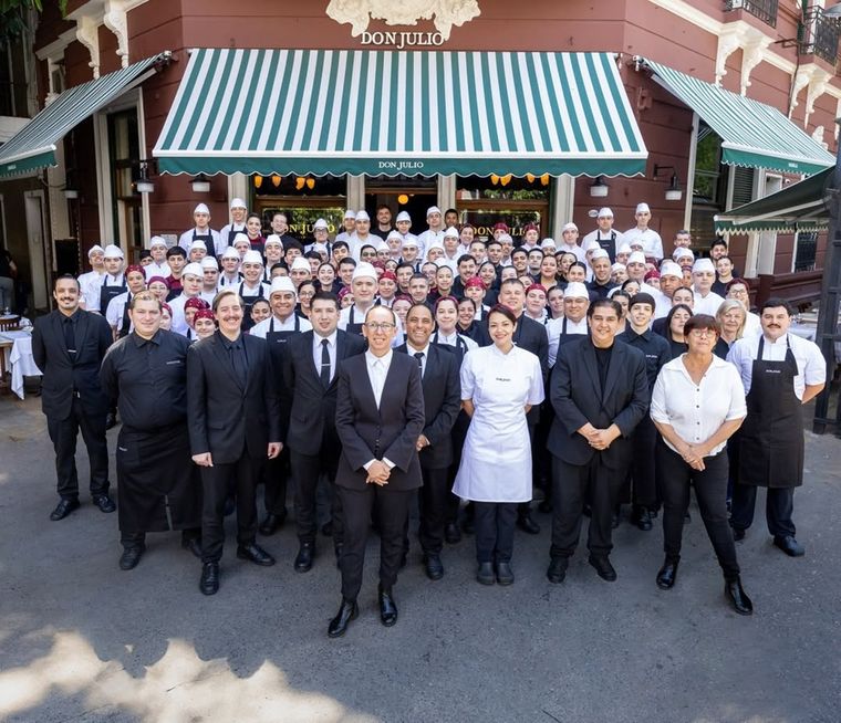 La famosa parrilla Don Julio quedó en el tercer puesto del ránking. La famosa parrilla Don Julio quedó en el tercer puesto del ránking.