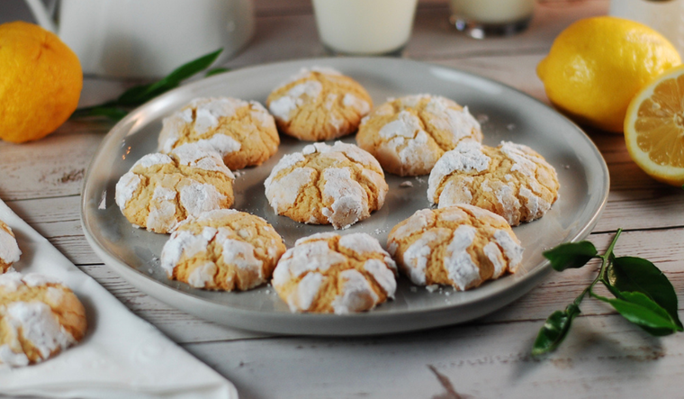 Receta fácil de galletas de limón con ingredientes básicos Foto: Shutterstock