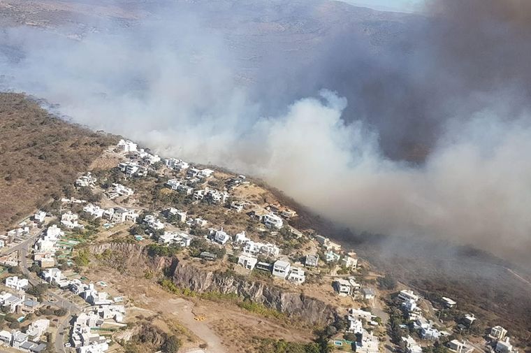 Alerta El incidente se produjo cerca de una zona poblada.