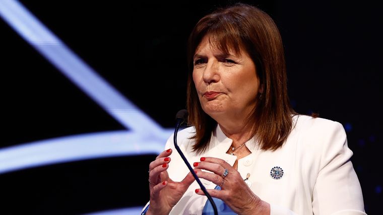 Patricia Bullrich fue el foco de opinión de la noche Foto: EFE