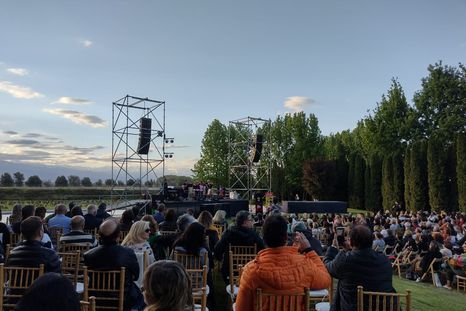 Atardecer con tango en el Valle de Uco. Foto: Gobierno de Mendoza