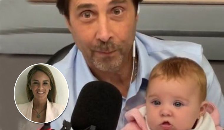 Eduardo fue papá a los 62 Feinmann y Lucía disfrutan de Esmeralda