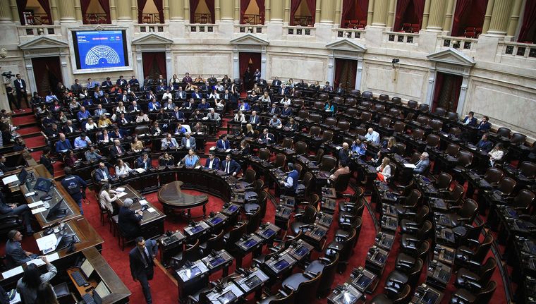El Congreso empieza a acomodarse a la política de Javier Milei. Foto: NA