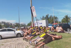 rio de janeiro: saqueos, pinas, incendios e hinchas detenidos en la previa de botafogo-penarol