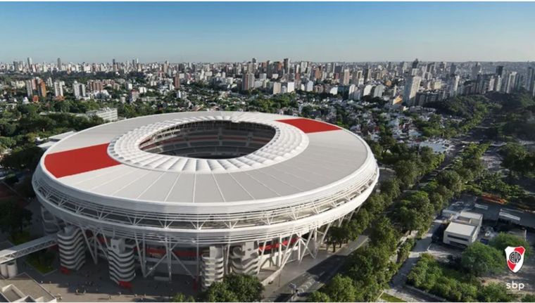 River compartió en sus redes sociales el proyecto de ampliación de su estadio.