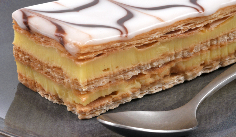 Millefeuille casero: el postre francés de mil hojas Foto: Shutterstock