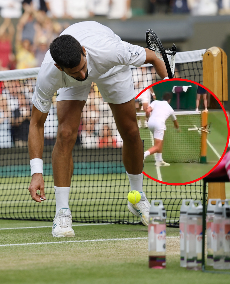 El serbio no ocultó su fastidio.