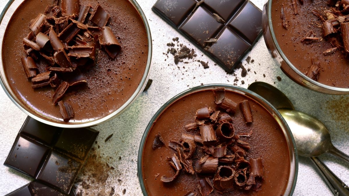 Mousse de chocolate con sólo 2 ingredientes: la receta más f